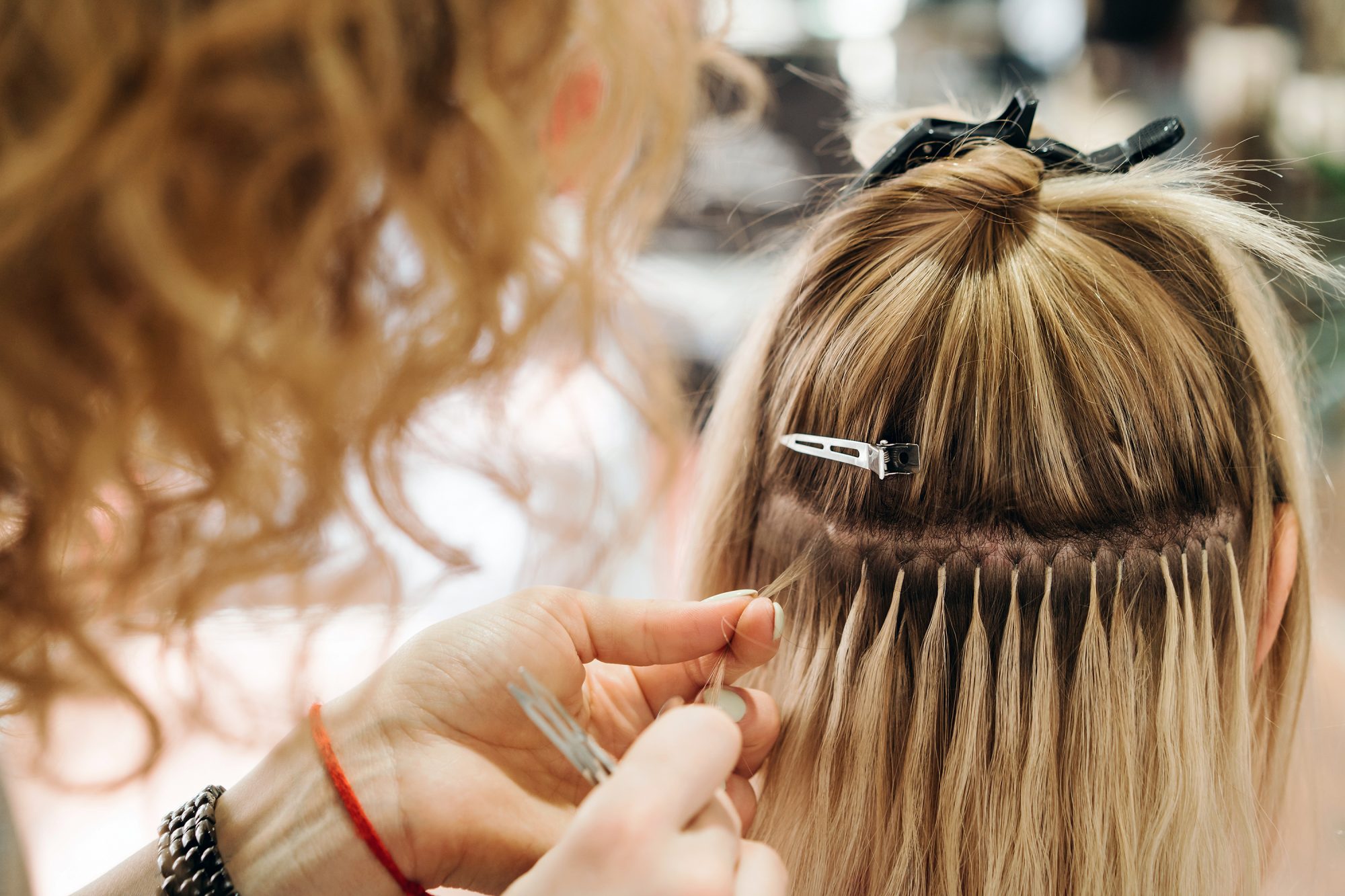 Types of professional hair extensions